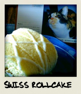 Swiss roll cake